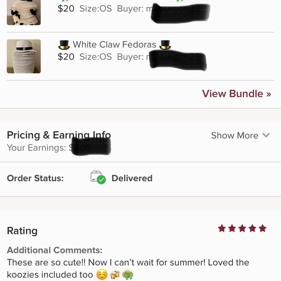 👒 1 LEFT - White Claw Beach Hats 👒 - Picture 6 of 6